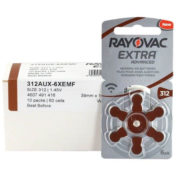 Μπαταρίες Rayovac Extra  A312 6Τεμ. - Image 2