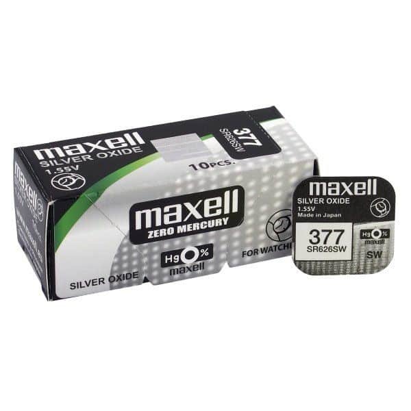 Maxell  Μπαταρία Kουμπί  377/SR626SW - Image 1