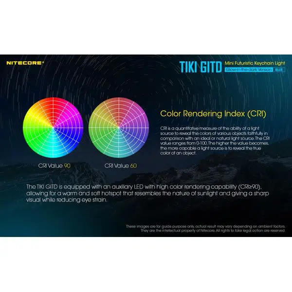 ΦΑΚΟΣ LED NITECORE TIKI GITD Blue, Glow-In-The-Dark, USB- C, 300 lumens - Image 9