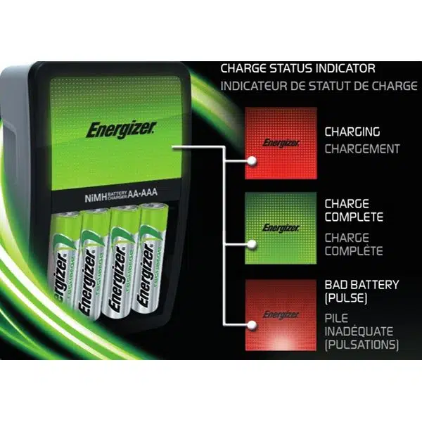 Energizer Maxi Charger + 4 x R6/AA 2000 mAh - Image 3