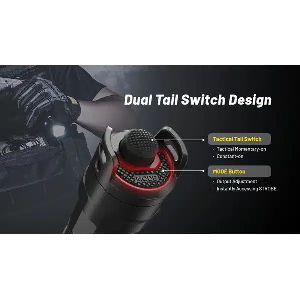 ΦΑΚΟΣ LED NITECORE PRECISE P23i, Tactical, Strobe Ready, 3000lm - Image 8