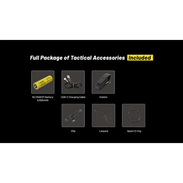 ΦΑΚΟΣ LED NITECORE PRECISE P23i, Tactical, Strobe Ready, 3000lm - Image 20