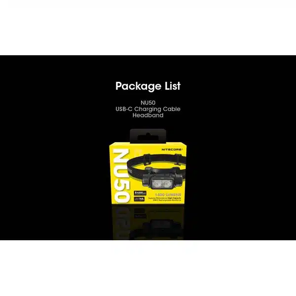 ΦΑΚΟΣ LED NITECORE HEADLAMP NU50, 1400Lm - Image 22