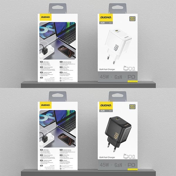 eng_pl_Dudao-A28-45W-GaN-USB-C-Wall-Charger-Black-183264_4_result Dudao A28 45W GaN USB-C Wall Charger - Image 3