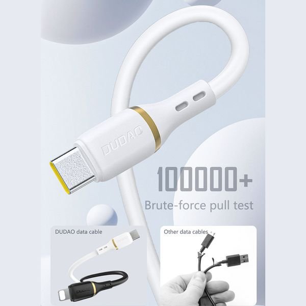 eng_pl_Dudao-L25T-USB-A-USB-C-Silicone-Cable-5A-1m-White-200624_2_result Dudao L25T USB-A - USB-C Silicone Cable 5A 1m - Image 3
