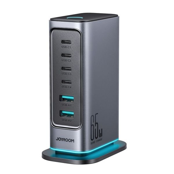 eng_pl_Joyroom-JR-TCM02-GaN-65W-charger-charging-station-4xUSB-C-2xUSB-A-UK-plug-gray-200625_3_result Joyroom JR-TCM02 GaN 65W charger charging station 4xUSB-C 2xUSB-A - Image 4