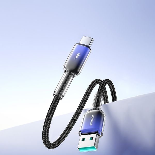 eng_pl_Joyroom-S-A42-Crystal-Clear-Series-3A-USB-A-USB-C-cable-1-2m-black-182006_10_result Joyroom S-A42 Crystal-Clear Series 3A USB-A - USB-C cable 1.2m - Image 10