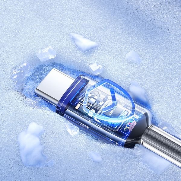 eng_pl_Joyroom-S-A42-Crystal-Clear-Series-3A-USB-A-USB-C-cable-1-2m-black-182006_13_result Joyroom S-A42 Crystal-Clear Series 3A USB-A - USB-C cable 1.2m - Image 11