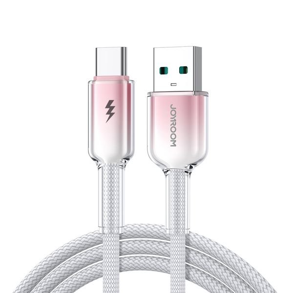 eng_pl_Joyroom-S-A42-Crystal-Clear-Series-3A-USB-A-USB-C-cable-1-2m-white-182007_1_result Joyroom S-A42 Crystal-Clear Series 3A USB-A - USB-C cable 1.2m - Image 1