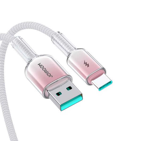 eng_pl_Joyroom-S-A42-Crystal-Clear-Series-3A-USB-A-USB-C-cable-1-2m-white-182007_7_result Joyroom S-A42 Crystal-Clear Series 3A USB-A - USB-C cable 1.2m - Image 6