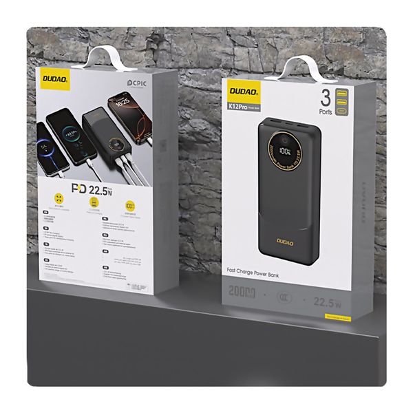 eng_pl_Powerbank-Dudao-K12Pro-22-5W-PD-20000mAh-USB-A-USB-C-black-183275_5_result Powerbank Dudao K12Pro 22.5W PD 20000mAh USB-A, USB-C - Image 5