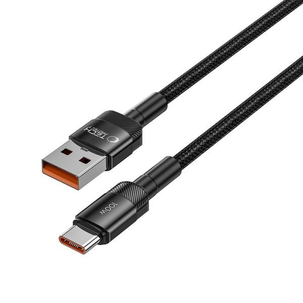CREATOR: gd-jpeg v1.0 (using IJG JPEG v62), quality = 80 Tech-Protect UltraBoost Evo USB-C / USB-A cable 100W 5A 1m - Image 3