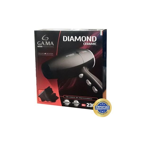 37187_1_result GAMA DIAMOND CERAMIC Πιστολάκι Μαλλιών Με Φυσούνα 2300 W - Image 2