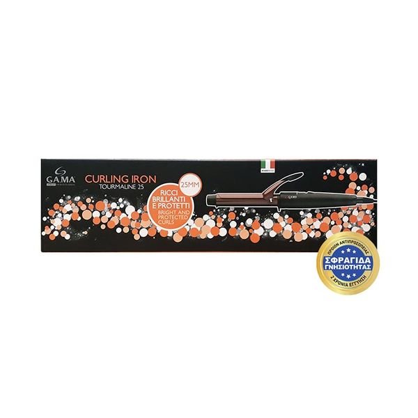 37264_1_result Ψαλίδι GA.MA Tourmaline Curling Iron 25mm GC0202 - Image 2