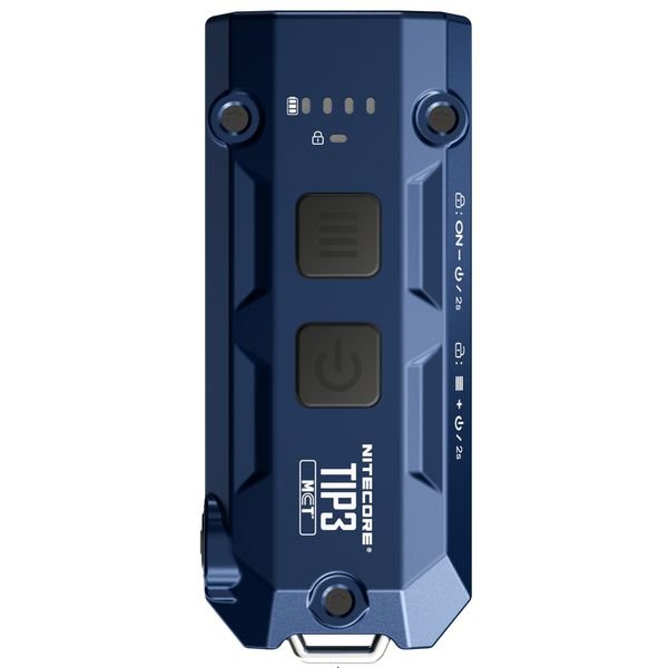 TIP3_BLUE_result ΦΑΚΟΣ LED NITECORE TIP3, Μπρελοκ, Rechargeable, Blue - Image 1