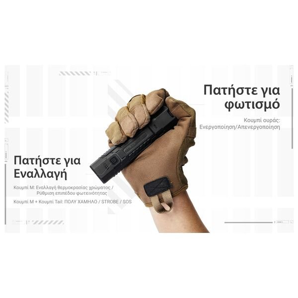 EDC07_H_GR10-1536x864_result ΦΑΚΟΣ LED NITECORE EDC07, Ultra Slim and Lightweght , 1500lm, Tan - Image 10