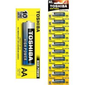 Toshiba High Power Αλκαλικές Μπαταρίες AA 1.5V 10τμχ