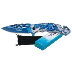 ΣΟΥΓΙΑΣ ALBAINOX, Rainblue skull tactical pocket knife, 25301