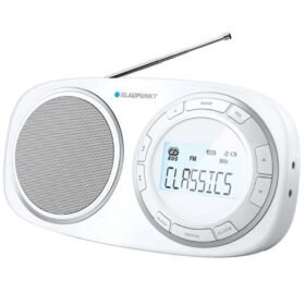 BLAUPUNKT BSD-9001Φορητό Ψηφιακό Ραδιόφωνο Ρεύματος / Μπαταρίας Λευκό