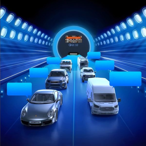 eng_pl_Dudao-R4Ultra-120W-Power-Delivery-Quick-Charge-LED-Car-Charger-USB-A-USB-C-Gray-204520_6_result Φορτιστής αυτοκινήτου Dudao R4Ultra 120W με γρήγορη φόρτιση και παροχή ρεύματος, USB-A, USB-C - Image 7