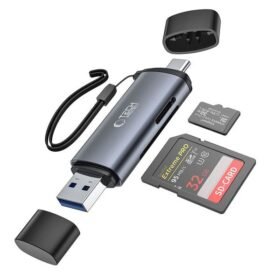 Συσκευή ανάγνωσης καρτών SD/micro SD Tech-Protect UltraBoost με USB-C/USB-A