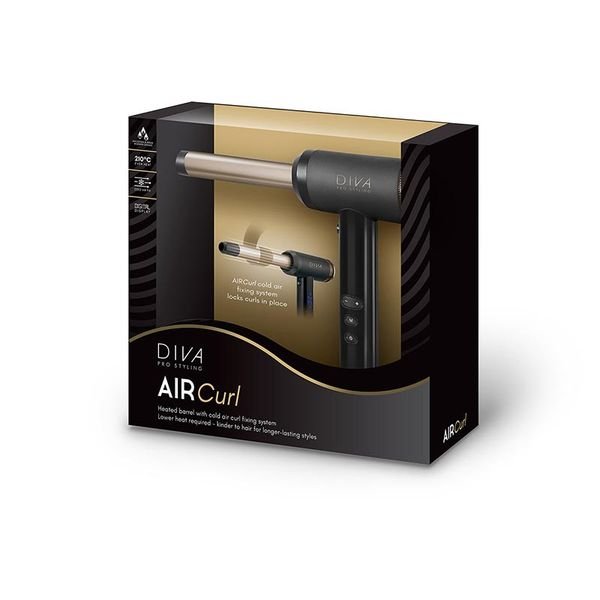 100160_1_result DIVA PRO AIRCURL PRO322 Επαγγελματική Ράβδος Μαλλιών Για Μπούκλες με Αέρα 210°C - Image 2