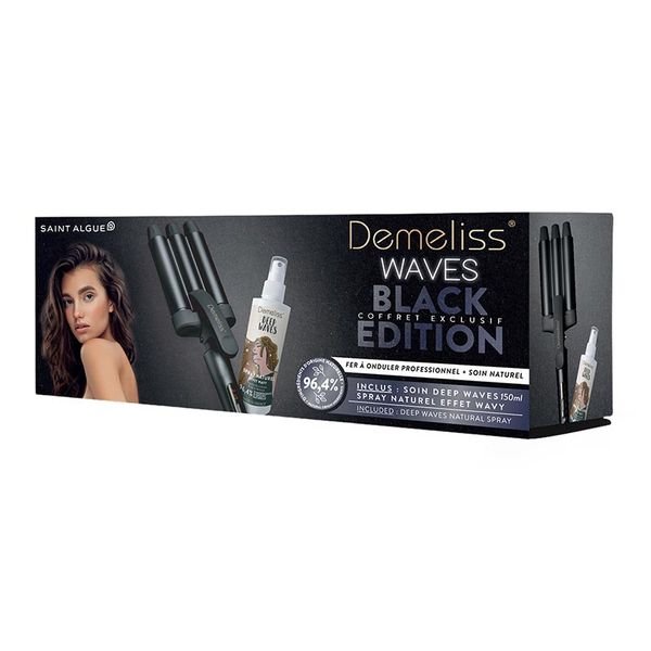 100473_1_result DEMELISS WAVES BLACK EDITION Επαγγελματικό Ψηφιακό Τριπλό Ψαλίδι Μαλλιών Για Μπούκλες - Image 2