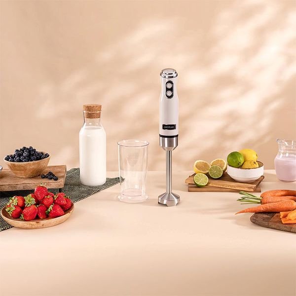 102520_2_result CECOTEC POWER RETROBEIGE 1200MAX 03940 Ραβδομπλέντερ με Ιnox Ράβδο - Image 2