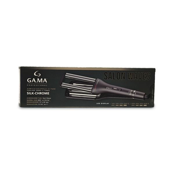 102784_1_result GAMA SALON WAVES SILK Επαγγελματικό Διπλό Ψαλίδι Μαλλιών 17-25 mm για μπούκλες - Image 2