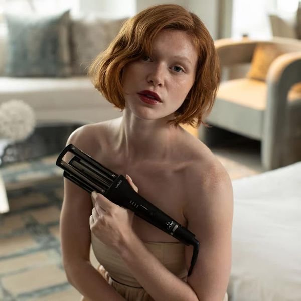 102784_4_result GAMA SALON WAVES SILK Επαγγελματικό Διπλό Ψαλίδι Μαλλιών 17-25 mm για μπούκλες - Image 5