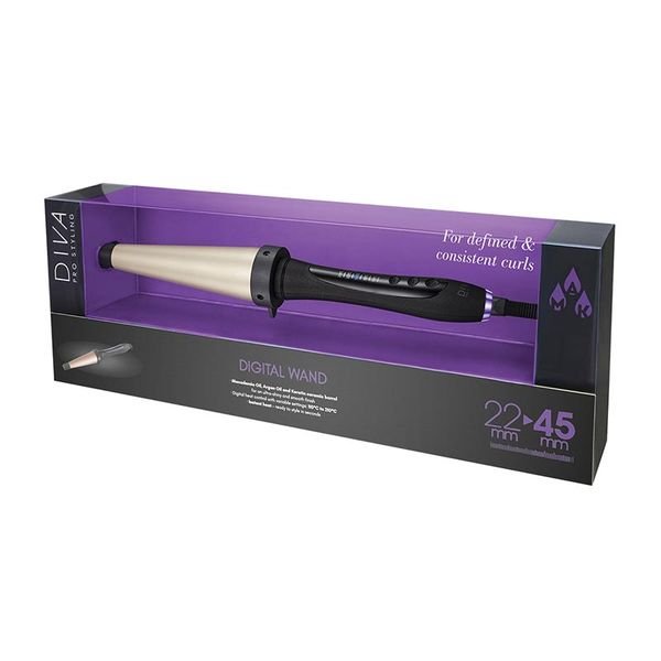 36244_1_result DIVA PRO DIGITAL WAND 22-45MM Επαγγελματικός Ψηφιακός Κώνος Μαλλιών 2.2 - 4.5 cm - Image 2