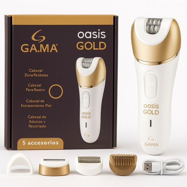 101249_1_result GAMA OASIS GOLD GE1550 Επαναφορτιζόμενη Αποτριχωτική Μηχανή Epilator - Image 2