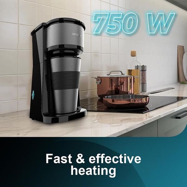 102165_3_result CECOTEC COFFEE 66 DROP & GO 01728 Καφετιέρα Φίλτρου 0.42 Lt - Image 3