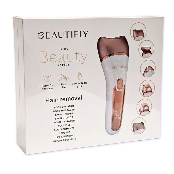 102234_1_result BEAUTIFLY B-BEAUTY Αποτριχωτική / Ξυριστική Μηχανή 6 σε 1 - Image 2