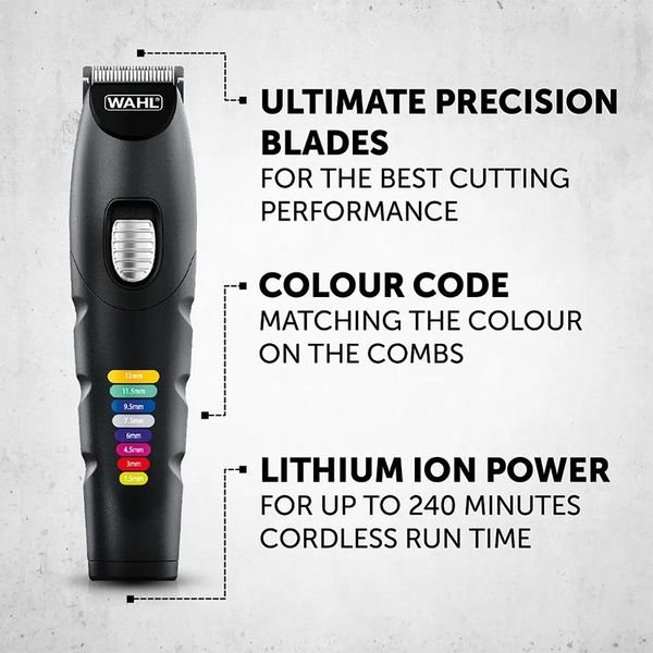 102279_4_result WAHL COLOR TRIM ADVANCED Επαναφορτιζόμενο Τρίμερ Προσώπου / Σώματος - Image 5