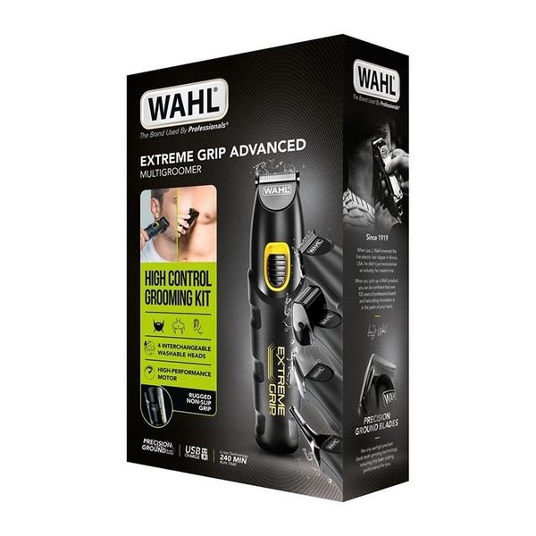 102281_1_result WAHL EXTREME GRIP ADVANCED Επαναφορτιζόμενο Τρίμερ Προσώπου / Σώματος με 4 Κεφαλές - Image 2