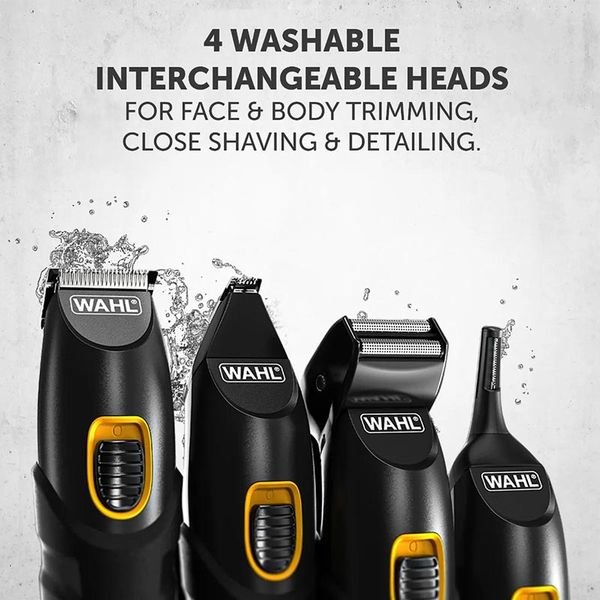 102281_5_result WAHL EXTREME GRIP ADVANCED Επαναφορτιζόμενο Τρίμερ Προσώπου / Σώματος με 4 Κεφαλές - Image 6