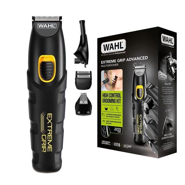 102281_9_result WAHL EXTREME GRIP ADVANCED Επαναφορτιζόμενο Τρίμερ Προσώπου / Σώματος με 4 Κεφαλές - Image 10