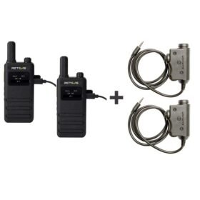 ΠΟΜΠΟΔΕΚΤΗΣ RETEVIS B63S, PMR16 + 2x M51-B63S EARMOR