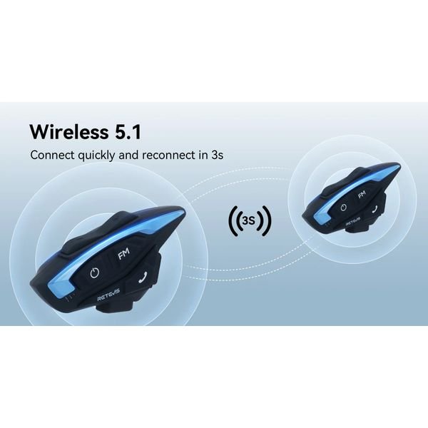 EZTalk-3A_pair_003-1536x804_result ΠΟΜΠΟΔΕΚΤΗΣ RETEVIS EZTalk 3A Bluetooth Motorcycle Helmet 2 Way Radio - Image 8