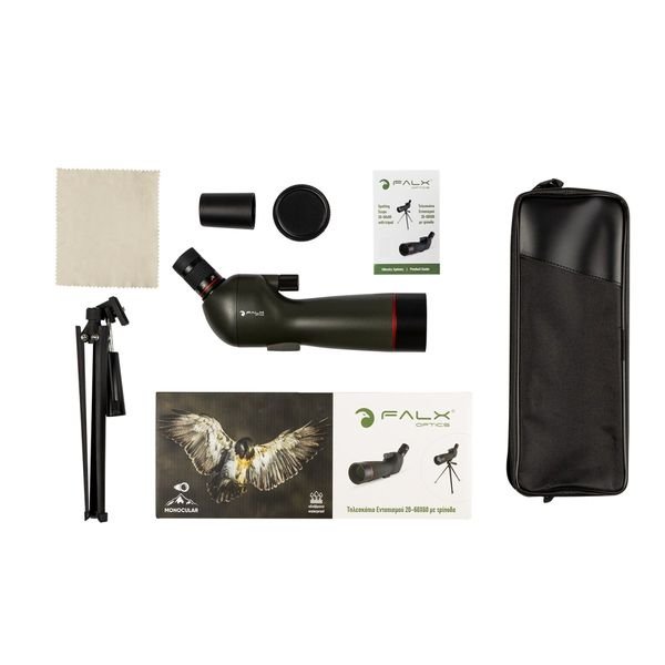 202509011224377628_result ΤΗΛΕΣΚΟΠΙΟ FALX Optics Spotting Scope 20-60×60, Green - Image 6