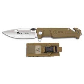 ΣΟΥΓΙΑΣ K25 penknife TAN sation rubber, Bl.9cm, 25238