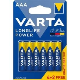 Varta Longlife Power Alkaline Micro Battery AAA 6τμχ