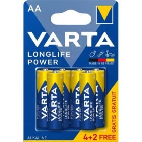Mπαταρία Αλκαλική AA Varta Longlife Power 6Τμχ