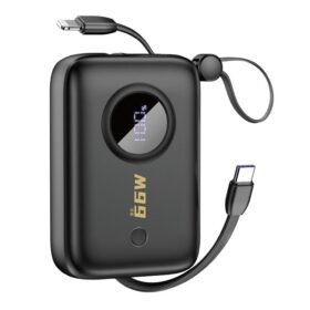 Dudao K14 power bank 10000mAh με καλώδια USB-C / Lightning