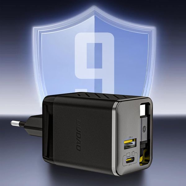 eng_pl_Dudao-A67EU-GaN-67W-Wall-Charger-with-Built-in-Retractable-USB-C-Power-Delivery-Quick-Charge-Cable-Black-200622_7_result Φορτιστής τοίχου Dudao A67EU GaN 67W Με Ενσωματωμένο Ανασυρόμενο Καλώδιο Γρήγορης Φόρτισης USB-C - Image 7