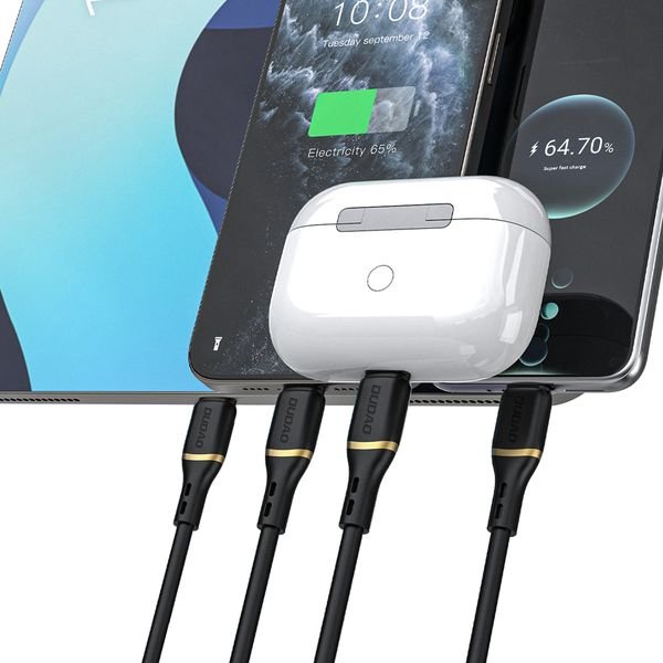 eng_pl_Dudao-L25L-30W-USB-A-Lightning-Cable-with-Soft-Silicone-Braid-Lightning-1m-Black-208079_2_result Dudao L25L 30W USB-A - Καλώδιο Lightning με μαλακή πλέξη σιλικόνης Lightning 1m - Image 3