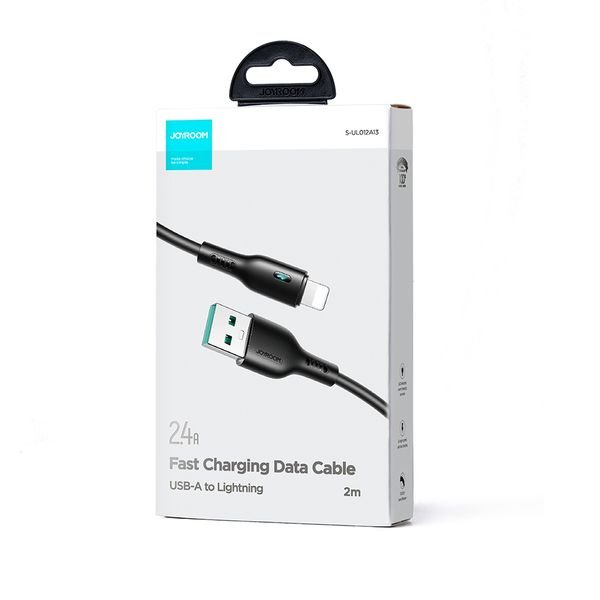 eng_pl_Joyroom-Premium-Series-A13-USB-A-Lightning-2-4A-cable-2m-black-143751_2_result Joyroom Premium Series A13 USB-A / Lightning 2.4A Καλωδιο 2m - Image 3