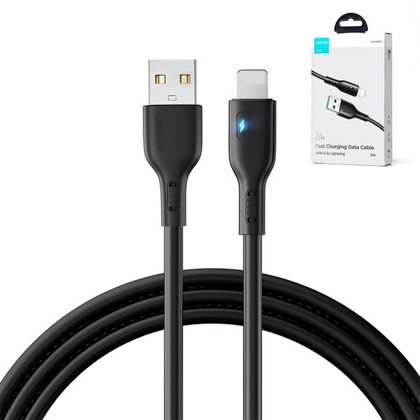 eng_pl_Joyroom-Premium-Series-A13-USB-A-Lightning-2-4A-cable-2m-black-143751_3_result Joyroom Premium Series A13 USB-A / Lightning 2.4A Καλωδιο 2m - Image 1
