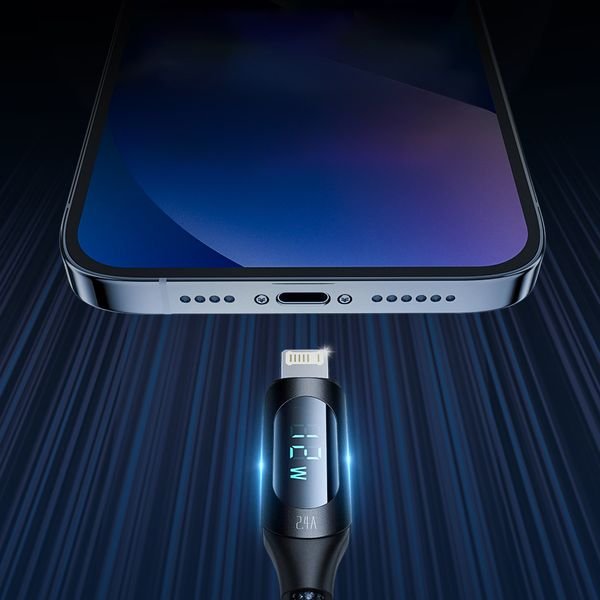 eng_pl_USB-A-Cable-Lightning-Wozinsky-WUALC1-with-LED-Display-2-4A-1m-Black-149634_4_result Καλώδιο USB-A - Lightning Wozinsky WUALC1 με οθόνη LED 2.4A 1m - Image 3